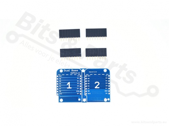 WeMos D1 mini dual base